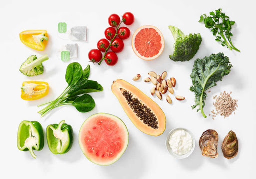 thuc pham giau chat chong oxy hoa