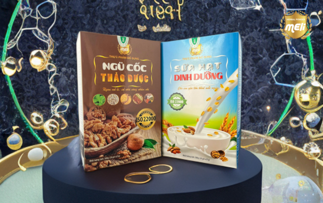 Sản phẩm sữa hạt dinh dưỡng và ngũ cốc thảo dược mà Nhà máy Otis đã sản xuất và phân phối