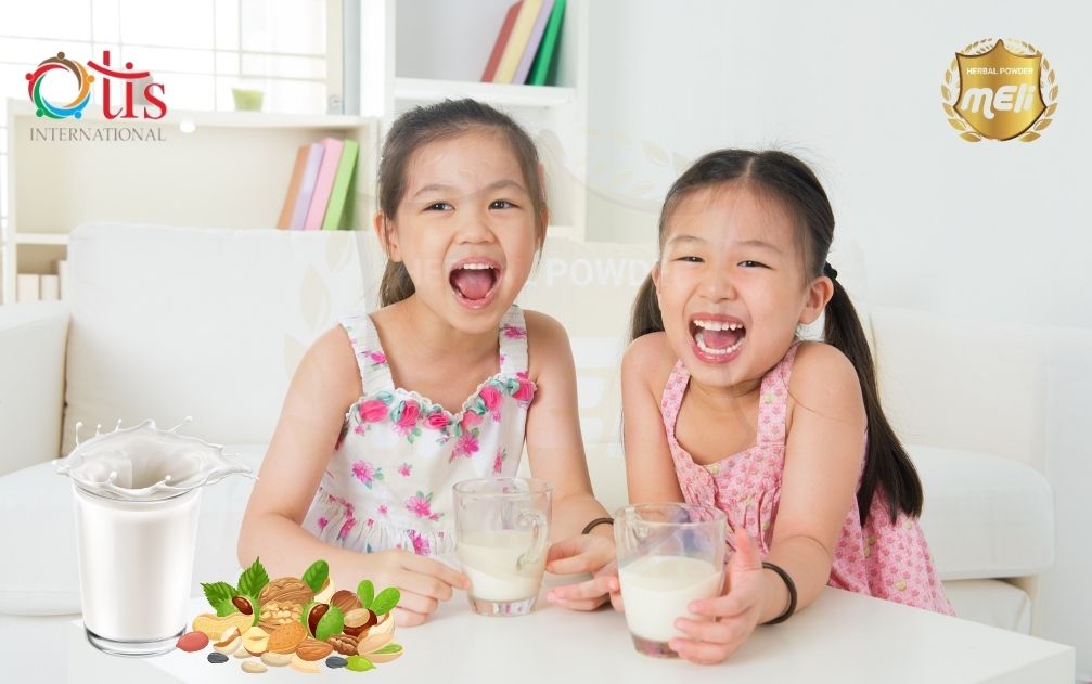 Các loại sữa hạt cho bé